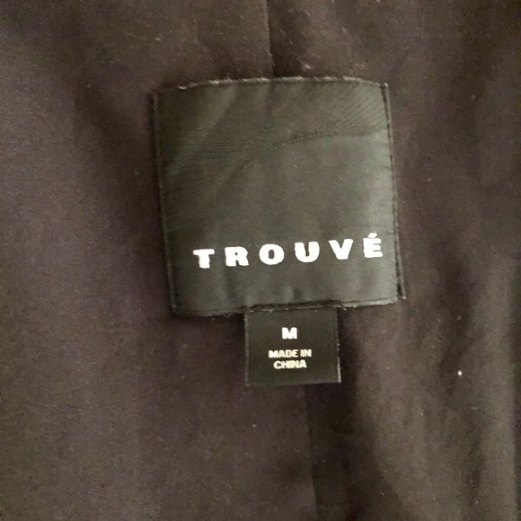 Trouve Faux Leather Sleeve Blazer - Picture 4 of 8